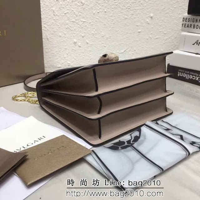 BVLGARI寶格麗 專櫃新款 原單品質 蛇頭扣環 手提單肩斜挎包 可拆卸肩帶 38329 FYD1157